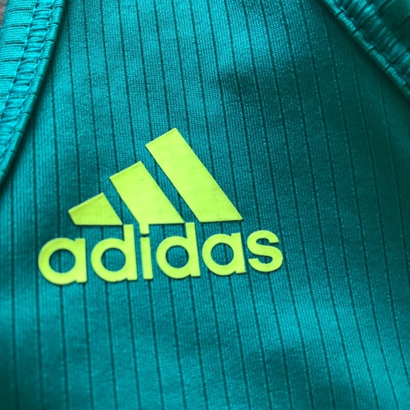 Turquoise Adidas Workout Tank - Picture 6 of 8